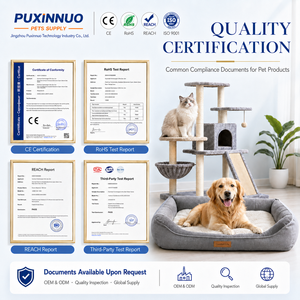 OEM Plateforme de fenêtre pour chat, avec tapis en peluche amovible, structure en bois massif, étagère stable à fixer sur le rebord de fenêtre, pour le repos des chats de grande taille - Product Image 5
