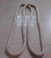 Corde de traction sans fin en nylon noir résistant, écologique, haute résistance, tressée, boucle de traction, anneau de traction, marque OEM personnalisable