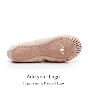 Zapatillas <span class=keywords><strong>de</strong></span> <span class=keywords><strong>Ballet</strong></span> <span class=keywords><strong>de</strong></span> Piel Sintética <span class=keywords><strong>de</strong></span> Una Sola Banda para Niñas, <span class=keywords><strong>Zapatos</strong></span> <span class=keywords><strong>de</strong></span> Baile Duraderos con Suela Completa para Entrenamiento, Práctica y Actuaciones en Escenario - Product Image 3