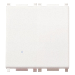 Interrupteur inverseur 1P 16AX, plaque murale blanche, longueur 5,1 cm, largeur 4,3 cm, hauteur 5,3 cm - Product Image 1