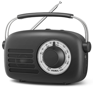 Radio AM FM portable, <span class=keywords><strong>piles</strong></span> AA, prise secteur, haut-parleur mural, prise casque, radio à <span class=keywords><strong>transistor</strong></span>, meilleure réception, gros bouton, petite radio - Product Image 1