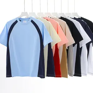 Wholesale Fashion 250g Heavy Weight Combed Cotton O-neck High Quality Custom Logo Men's T-shirts