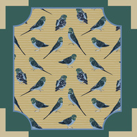 Tapis de Mahjong Pliable en Caoutchouc Motif Léopard Floral Luxe Vintage - Housse de Table Portable, Écologique, Durable, Antidérapante et Réductrice de Bruit
