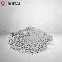 Matériau réfractaire coulé à haute température en fibres d'acier à haute teneur en alumine Ruitai, renforcé, à prix avantageux