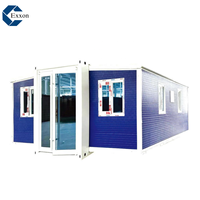 Maison de campagne en conteneur petite maison préfabriquée en acier léger cabine modulaire extensible maison préfabriquée à bas prix maisons préconstruites