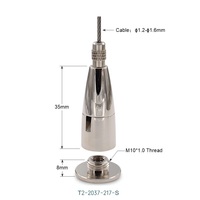 Clip de fixation pour câble en cuivre et laiton le plus populaire pour kit de suspension d'éclairage LED - Qualité aéronautique certifiée CE
