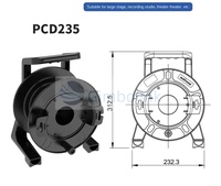 Bobine de câble à fibres optiques blindé pour armatures, bobine de câble à fibres optiques pour véhicules, tambour de câble à fibres optiques LED IP65 220V PCD235, bobine de câble à fibres optiques en PVC