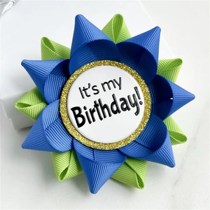 CUSTOM 1/2/3/4/5/6/7/8/9 anni spilla compleanno bambino buon compleanno spilla bambini accessori boutique - Product Image 2