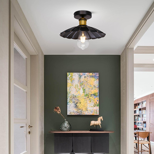Lampada <span class=keywords><strong>a</strong></span> <span class=keywords><strong>Sospensione</strong></span> Industriale <span class=keywords><strong>Vintage</strong></span> in Ferro Stile Retrò per Decorazione Bar - Product Image 4