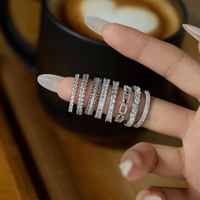 Bagues fines Dylam au design délicat en argent sterling 925 avec cercle en zircon cubique 5A, bagues d'éternité, de fiançailles, de mariée et de promesse