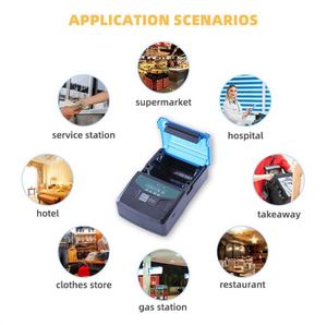 <span class=keywords><strong>Impresora</strong></span> de Etiquetas Térmica <span class=keywords><strong>Mini</strong></span> Bluetooth de 58mm, Inalámbrica, con Software SDK, para Tarjetas de Visita, Notas, Códigos de Barras, Compatible con Dymo POS - Product Image 4