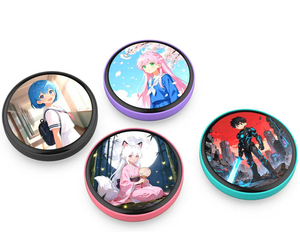 Badge électronique intelligent pour enfants, écran tactile HD 1,85 pouces, transfert photo Bluetooth, broche connectée, cadeau original pour les élèves de maternelle - Product Image 1