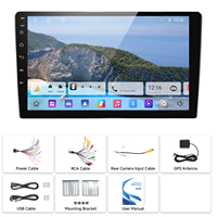Podofo 9 inç Çift Din 2+64GB Android Araç Teybi Kablosuz Carplay/Android Auto Dokunmatik Ekran WiFi BT GPS FM/RDS Radyo USB OEM
