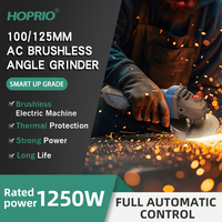 Meuleuse d'angle sans balais polyvalente 1200W, adaptée à diverses applications de disques abrasifs