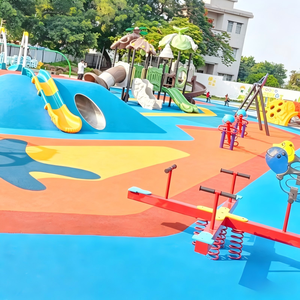 เม็ดยาง EPDM คุณภาพสูงสำหรับลู่วิ่งสังเคราะห์, อนุภาคสีคงทนความหนาแน่นสูงสำหรับสนามกีฬาและการแข่งขันระดับมืออาชีพและสนามโรงเรียน - Product Image 1