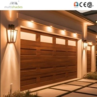 Porte de garage intelligente en aluminium haut de gamme MULTISHADES avec technologie de télécommande à code roulant sécurisé et capteurs de sécurité
