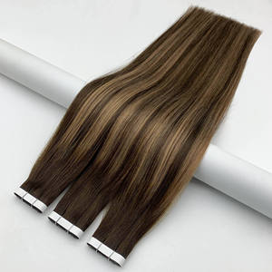 Extensiones de Cabello Largas con Cinta Adhesiva, Extensiones de Cabello Humano con Cinta Adhesiva de Doble Trama, Extensiones de Cabello con Cinta Adhesiva 100% Cabello Europeo Virgen - Product Image 2