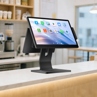 Directo de Fábrica, Terminal Punto de Venta Ultrafino de 15.6 Pulgadas, Sin Ventilador, con Sistema POS para Windows 11, Windows 10 y Android, con Soporte VESA y Cuerpo de Aluminio