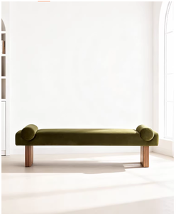 Banc de canapé de style vintage, meubles de salon, ottoman multifonctionnel, entrée, chambre à coucher, banc de bout de lit, banc long haut de gamme - Product Image 3