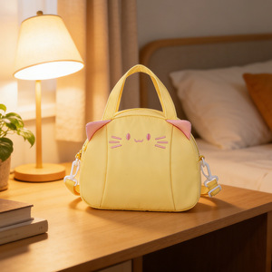 Sac à bandoulière à thème chat, sac de rangement multifonctionnel imperméable pour usage quotidien, sac de poitrine pour femme - Product Image 4