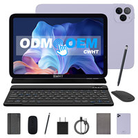 Tablet PC Android 10.1 Inci 18GB 128GB Dual SIM 4G LTE WiFi dengan Keyboard untuk Bisnis dan Pendidikan