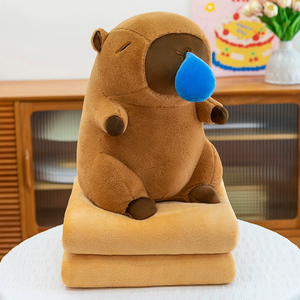 थोक कार्टून सिलाई गुड़िया खिलौना नींद तकिया यात्रा कंबल 2-इन-1 कार एयर कंडीशनिंग क्विल्ट बच्चों के लिए उपहार - Product Image 2