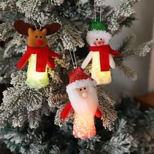 New Year <b>Mini</b> Cute Snowman Doll <b>Christmas</b> <b>Tree</b> Decorations Light Window Scene Setting Props Wholesale Factory Supply - Product Image 4
