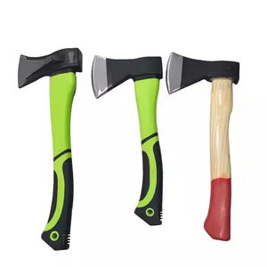 High Carbon Steel Flat <b>Axe</b> Head with Fiberglass Handle-Industrial Grade DIY for Outdoor <b>Wood</b> and Agriculture - Product Image 5