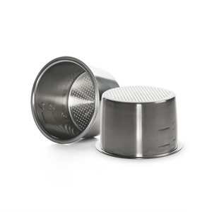 Prix de gros 1 pièce Porte-filtre sans fond en acier inoxydable écologique 51 mm 4 tasses Filtre à café réutilisable Panier <span class=keywords><strong>Delonghi</strong></span> - Product Image 1