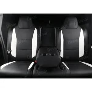 Car Interior Accessories Full Set 360 All-inclusive Seat Protector Cover For 2024 Tesla Cybertruck Leather Seat Cushion