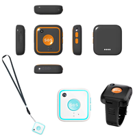 Nouvelle Arrivée - Bouton SOS Simple 4G GPS pour Personnes Âgées, Handicapées et Atteintes d'Alzheimer avec Détection Automatique de Chute et Alertes d'Appel