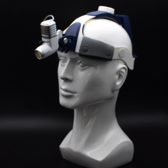 Dual Battery 5W Wireless Surgical Headlight - All-in-One Design High Brightness Long Lifespan Loupe Compatible