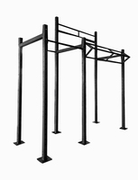 Rack de Crossfit Multifuncional de Acero y Hierro Personalizado de Fábrica, Estructura de Gimnasio Portátil y Resistente para Uso Comercial en Exteriores