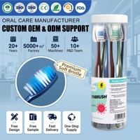 Cepillo de Dientes de Cerdas Suaves de la Mejor Calidad, Marca Privada al por Mayor, Fabricante Mayorista de Cepillos Dentales