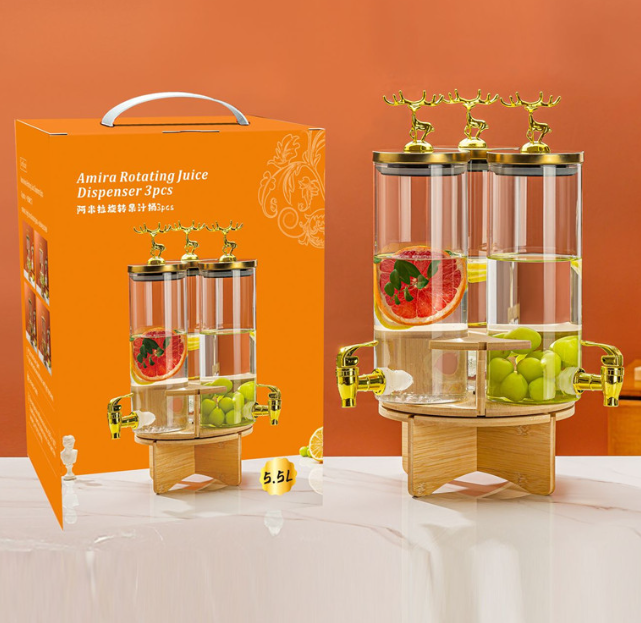 Verre coloré transparent 5,5L