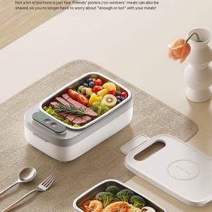 OEM Design 14000Mah <b>Battery</b>-<b>powered</b> Rechargeable Lunch Box Portable Travel Cordless <b>Heated</b> Food Warmer for Outdoor - Product Image 2
