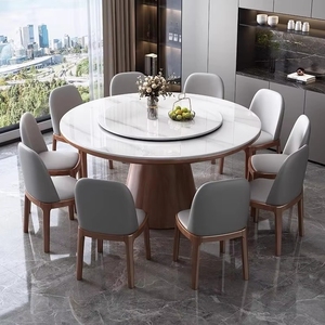 <span class=keywords><strong>Tavolo</strong></span> da Pranzo di Lusso <span class=keywords><strong>in</strong></span> <span class=keywords><strong>Legno</strong></span> Massello con Piano <span class=keywords><strong>in</strong></span> Pietra Levigata e Sedie Abbinate, Grande <span class=keywords><strong>Tavolo</strong></span> Rotondo Girevole <span class=keywords><strong>per</strong></span> Casa - Product Image 5