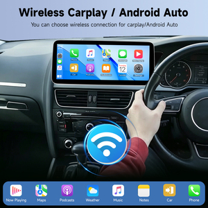 Autoradio Android Podofo 12.3'' 4+128G per <span class=keywords><strong>Audi</strong></span> <span class=keywords><strong>A4</strong></span>/S4/A5/S5/RS4/RS5 con CarPlay Wireless e Android Auto, WIFI, GPS, OEM, ODM - Product Image 2