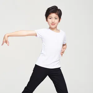 Jungen Tanz praxis Tops Modern Dance Ballet Modal T-Shirt