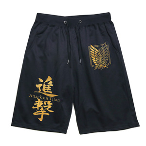 Shorts et pantalons capri pour hommes, nouvelle collection été <span class=keywords><strong>2022</strong></span>, Attack on Titan 2D anime - Product Image 5