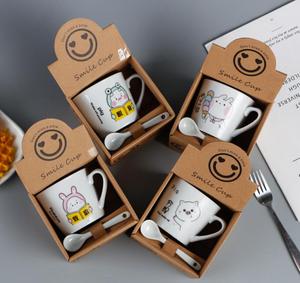 Tazas de Agua con Dibujos Animados para Regalos Promocionales, Taza de Café de Cerámica Personalizada con Logotipo, Económica, al por Mayor - Product Image 3