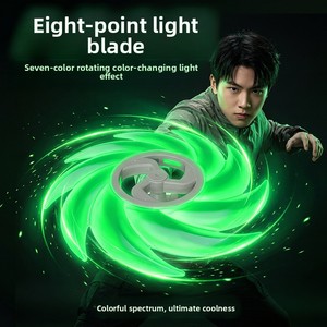Nouveau <span class=keywords><strong>Sabre</strong></span> <span class=keywords><strong>Laser</strong></span> Rotatif Extra Large à Huit Points Lumineux 2026, Lame Lumineuse Ace, Jouet Créatif de Décompression pour Garçons - Product Image 4