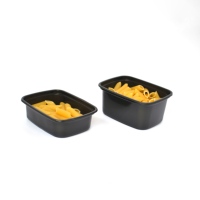 Emballage pour en-cas, desserts et glaces, 150 ml, 200 ml, 250 ml, boîte alimentaire en plastique jetable écologique