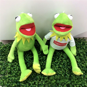 Peluche Super Morbido di Cookie <span class=keywords><strong>Monster</strong></span> da 40 cm, Marionetta a Forma di Rana con Imbottitura in Cotone PP - Product Image 5