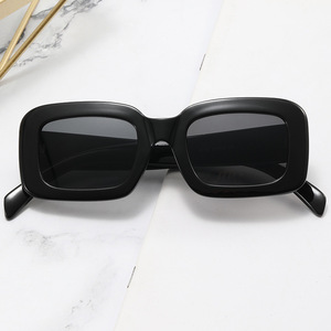 Xsy Women's <b>Square</b> <b>Frame</b> Sunglasses Pink Gradient Lens UV400 Protection Fashion Sun Glasses - Product Image 3