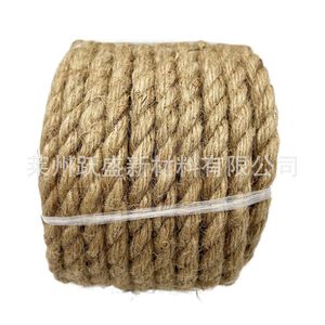 DIY hemp <b>rope</b> weaving craft materials, <b>thick</b> and thin <b>ropes</b>, photo wall decoration, chandelier, <b>thick</b> decorative yellow hemp - Product Image 2