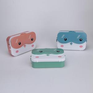 กล่องข้าวพลาสติก PP ลายการ์ตูนน่ารัก 4 ช่อง พกพาสะดวก สำหรับนักเรียน ขายส่ง ตลาดอินเดีย - Product Image 3