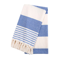 Serviette de plage turque la plus vendue 39 x 71 légère sans sable séchage rapide en coton fabriquée par un fabricant de serviettes de plage