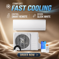 AC Mini Split Hersense 12000 BTU 115V 20 SEER2, Bersertifikasi AHRI, Layak untuk Kredit Pajak Pompa Panas, WiFi Alexa Smart Inverter 60Hz