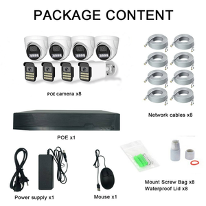 ชุดกล้องวงจรปิด TSEye 8CH POE NVR ระบบกล้อง CCTV 4K 8MP สำหรับภายนอกและภายในอาคาร มาตรฐานกันน้ำ IP66 พร้อมระบบมองเห็นในเวลากลางคืนและตรวจจับความเคลื่อนไหว - Product Image 3